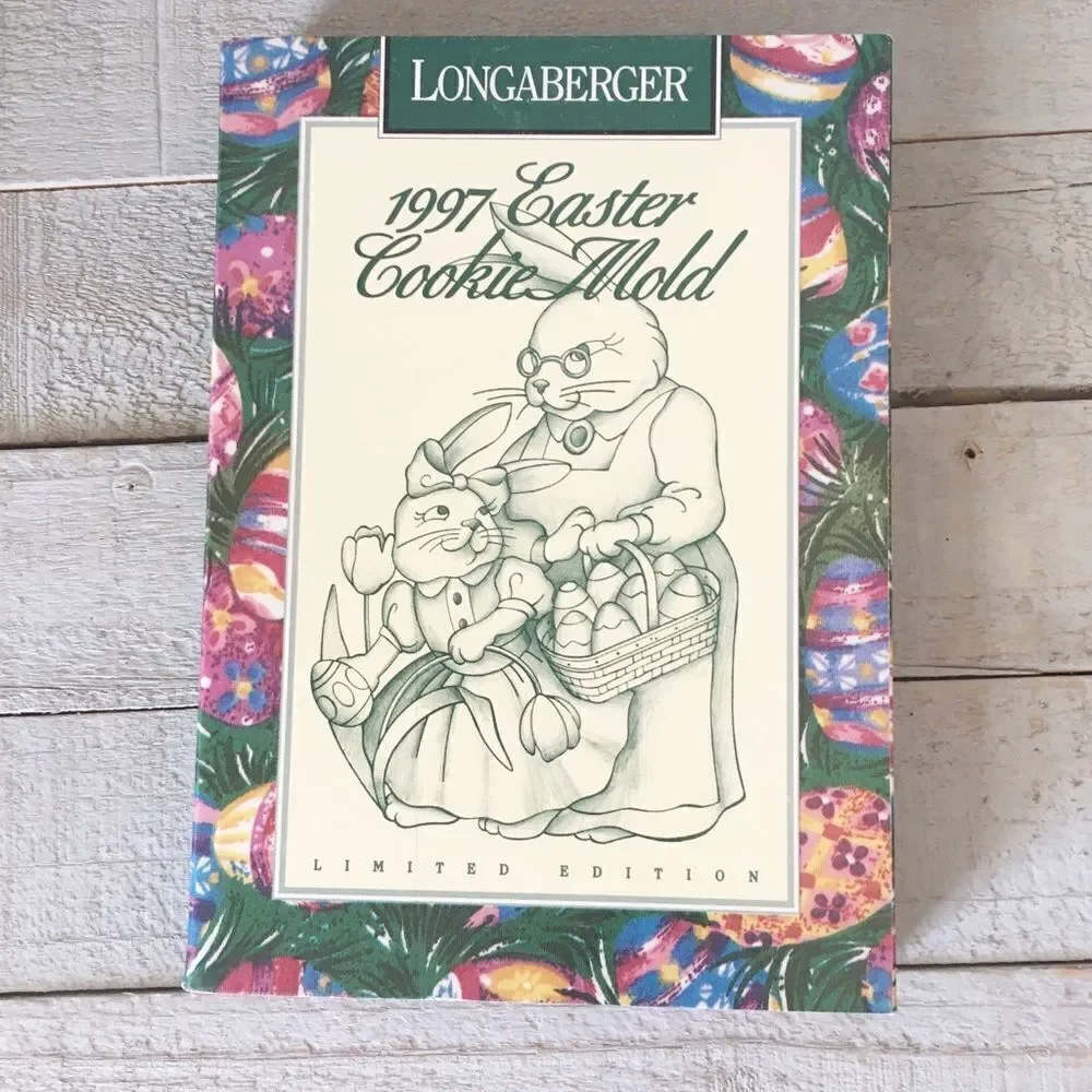 Longaberger Bunny Easter Series Cookie Molds 2